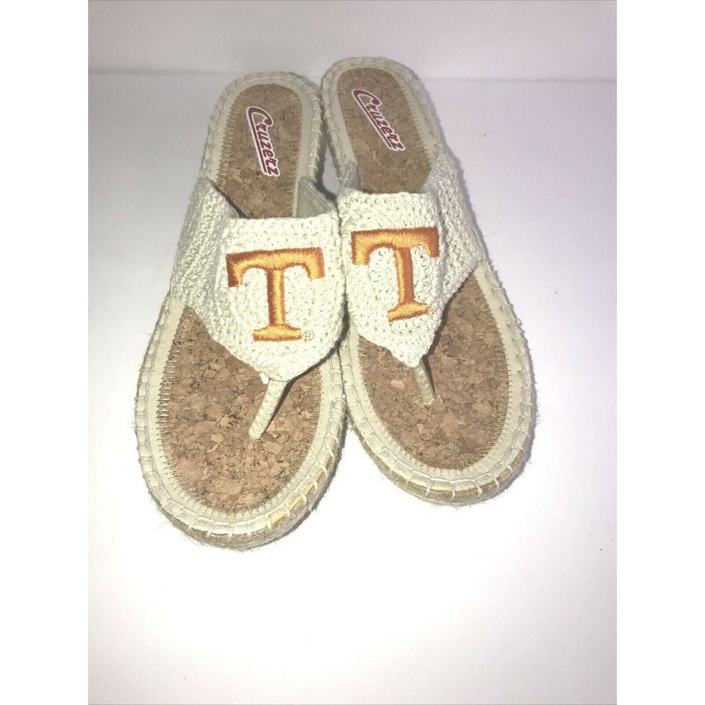 Cruzerz  Tennessee Tan / Orange  Macrame heel Sand